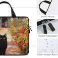 Cute Cat Diving Fabric Laptop Carrying Bag Tablet Cover