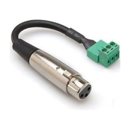 UPC: 0728736031371 | Hosa Technology XLR3F to PHX3M Adapter XLR3F to PHX3M Adapter