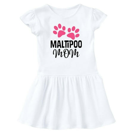 

Inktastic Maltipoo Mom Maltese Poodle Gift Baby Girl Dress