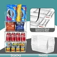 thumbnail image 2 of Sorbus Stackable Open Front Bins for Kitchen, Fridge, Pantry Storage Basket Bins - Easy to Group Good Items and Supplies, 2 of 7
