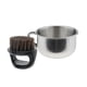 thumbnail image 1 of Kit de brocha de afeitar para barba y bigote con cerdas de Salon Men Barber y cuenco, 1 of 9