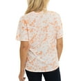 thumbnail image 2 of Women's  Orange Florida Gators Faye Ruffle V-Neck T-Shirt, 2 of 2