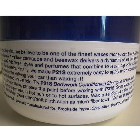 P21S 12700W Carnauba Wax