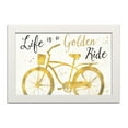 thumbnail image 1 of Gango Home Decor Casual Golden Ride III by Pela Studio (Ready to Hang); One 18x12in White Framed Print, 1 of 3