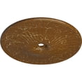 thumbnail image 3 of 51"OD x 3 5/8"ID x 3 3/8"P Galveston Ceiling Medallion (Fits Canopies up to 5 7/8"), Hand-Painted Smokey Topaz Crackle, 3 of 6