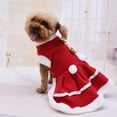 thumbnail image 5 of YUEHAO Christmas Dog Sweater Pet Dog Dress Solid Color Christmas Coat Sweatshirt Vest Pets Cat Warm Christmas Sweaters for Dogs (Red, L), 5 of 8