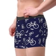 thumbnail image 2 of Gaeub Bicycle1 Print Men's Boxer Briefs,Super Fit Boxer Briefs for Men,Quick-Dry Underwear with 4-Way Stretch-Medium, 2 of 5