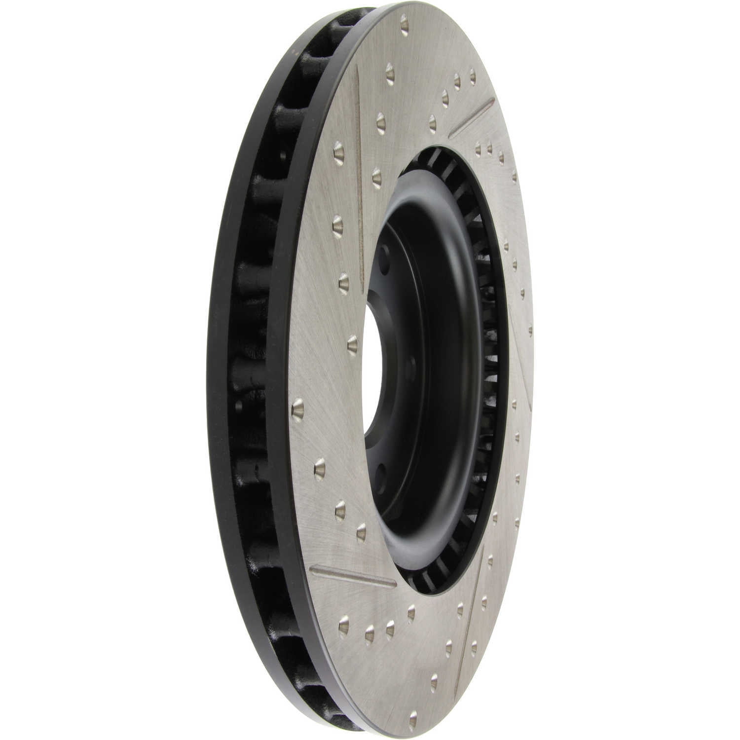 StopTech Slotted & Drilled Sport Brake Rotor Fits select: 2003-2004 INFINITI G35, 2003-2008 NISSAN 350Z
