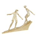 thumbnail image 1 of Sagebrook Home Polyresin 11" Surfing Couple,White / Gold, 1 of 3