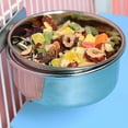 thumbnail image 2 of RONYOUNG-2PCS-Bird-Feeding-Dish-Cups-Spoon-Parrot-Food-Bowl-Clamp-Holder-Stainless-Steel-Coop-Cup-Cage-Water-Parakeet-African-Greys-Conure-Cockatiels, 2 of 5
