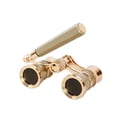 thumbnail image 2 of 3x25 Mini Metal Binoculars 3x25 Lightweight  Binocular With Built-in Foldable Handle For Adults Kids Women In Musical Concert Performances, 2 of 7