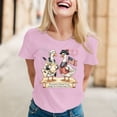 thumbnail image 7 of Trendfront Womens Summer Crew Neck Short Sleeve Tops Cute Cartoon Character Graphic Tees Pattern Printed Casual Style Wear T-Shirts, 7 of 7