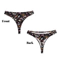 thumbnail image 3 of Balery Daisies Flowers Tangas de Algodón para Mujer con Estampado – Ropa Interior Sexy, Transpirable, G-string-X-Large, 3 of 6