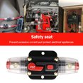 thumbnail image 2 of Cortacircuitos Disyuntor de 20A, restablecimiento automático, 12-42V, soporte para fusible de barco marino para coche Wdftyju Accesorios para autos y motos, 2 of 5