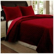 Velvet Bedding Luxe Quilt Set