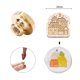 thumbnail image 4 of Cuadros Decorativos Cera de sellado de latón 3D en relieve dedicado pintura de fuego sello sello cabeza DIY Craft (D) Ndcxsfigh Nuevos Originales, 4 of 5