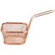 thumbnail image 1 of Cesta para freír Cestas para freír pavo de acero inoxidable Mini freidora de pescado Colador Presentación de alimentos Vajilla con asa para cocinar alimentos Freír Oro rosa LingWen 8390606279514, 1 of 1