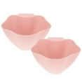 thumbnail image 2 of 2Pack Pink Cylindrical Salon Cart Trash Can for Garbage Collection 13.8x6.5in PP Material, 2 of 9