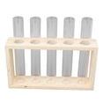 thumbnail image 5 of Wooden Standwith Test Tube5 Test Tube Plant Water Plant Holder Plant Terrariumwith Wooden Stand World-Class Design, 5 of 5