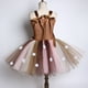 thumbnail image 5 of Falda corta de reno linda y de moda, falda abullonada de malla hecha a mano para niños, vestido de niña navideña con diadema, 5 of 5