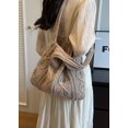 thumbnail image 3 of LHSHID Knitted Hobo Bag Women's Crocheted Shoulder Bag Large Handbags Tote Wool Woven Aesthetic Purse Top Handle Bag, 3 of 8