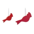 thumbnail image 2 of Melrose International LLC Cardinal Ornament (Set of 6) 5.5"L, 8"L Wood, 2 of 3