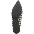 thumbnail image 4 of ALFANI Womens Black Houndstooth Cushioned Serrice Pointed Toe Slip On Mules 6.5 M, 4 of 4