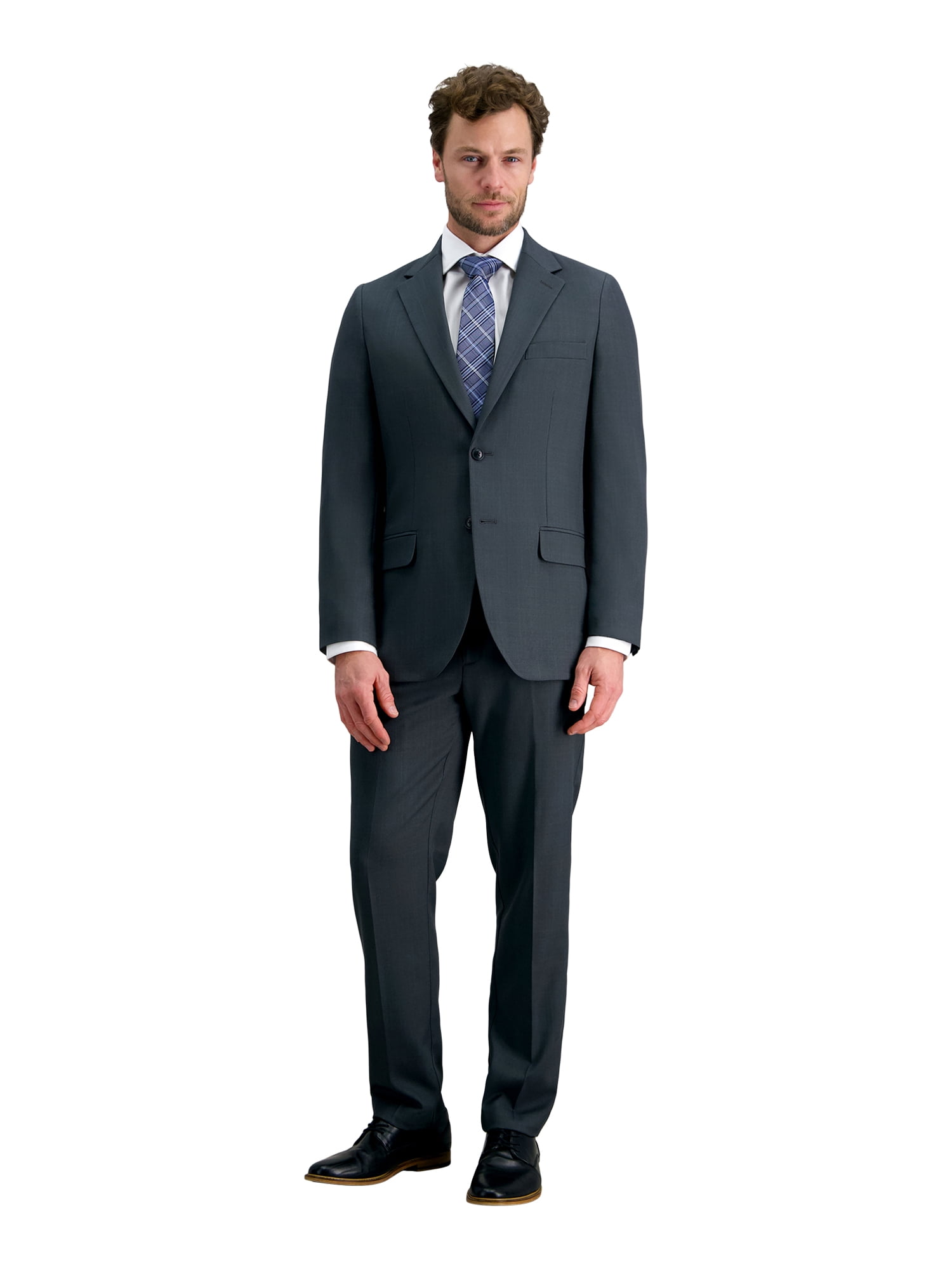 George Men's Comfort Stretch Suit Separates Pant, Straight Fit 30-54 Waist Size Range
