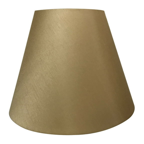 Royal Designs Deep Empire Hardback Lamp Shade, Antique Gold, 9 x 18 x 14