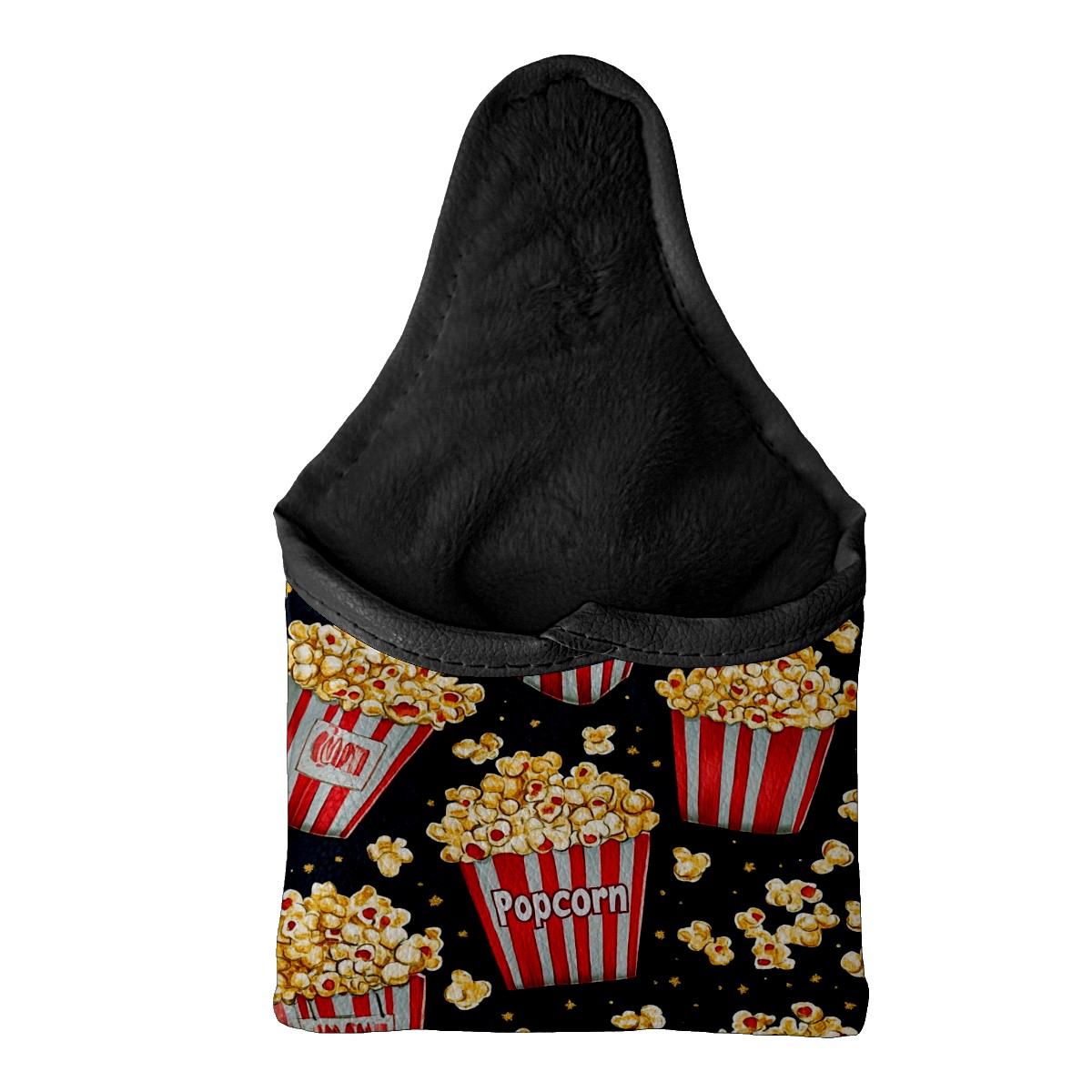 Golf Mallet Putter Cover Premium Leather Golf Putter Head Cover with Magnetic Closure, Golf Cover for Men and Women Popcorn Pattern