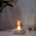 thumbnail image 4 of Bombilla LED de Llama de Fuego, Lámpara de Mesita de Noche con Efecto Chimenea, Iluminación Ambiental para Dormitorio, Decoración del Hogar, Luces de Noche para Fiestas., 4 of 5