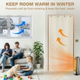 thumbnail image 6 of DONGPAI Thermal Insulated Door Curtain, Winter Thicken Cotton Windproof Soundproof Temporary Door Single Insulation Door Cover for Winter to Keep Warm, 6 of 8