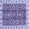 thumbnail image 1 of Ahgly Company Indoor Square Oriental Blue Traditional Area Rugs, 3' Square, 1 of 4