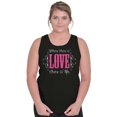 thumbnail image 3 of Where There's Love Beautiful Quote Tank Top Tee Shirt Women Brisco Brands S, 3 of 5