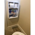 thumbnail image 2 of Metis Unfinished Combination Toilet Paper Holder On the Wall Magazine Rack, 2 of 4