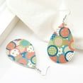 thumbnail image 1 of SPRING PARK Faux Leather Earrings Water Drop Shape Dangle Earrings Lightweight Earrings, 1 of 7