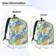 thumbnail image 2 of Balery Cute Poodle Dog Mochila Clásica Impresa Básica para Viaje, Mochila Escolar Resistente al Agua, Mochila de Lona con Correas Ajustables-Medium, 2 of 5