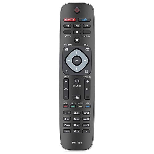 Control remoto de repuesto Gvirtue para TV LED LCD Smart Ultra HDTV Philips