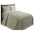 thumbnail image 2 of 100% Cotton Chenille Bedspreads Queen Size, Rio Collection Floral Design Bed Cover in Sage - Tufted Cotton Bedspreads, Lightweight Bedspreads & Coverlets, 2 of 4
