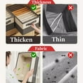 thumbnail image 6 of Bxaolu 1Pack Canvas Storage Bins Closet Organizer Foldable Storage Boxes for Organizing Clothing, Sheets, Toys, Shelves Basket Storage Bin With Handles, Gray - 30L, 6 of 8