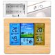 thumbnail image 5 of Estación meteorológica inalámbrica LCD Digital Estación meteorológica inalámbrica Reloj Termómetro Humedad interior y exterior con alarma y función de alarma de punto de ANGGREK  Otros, 5 of 8