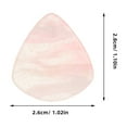 thumbnail image 6 of WRISTBIQUE 5Pcs Heart Shaped Resin Guitar Picks for Guitar Stage Performance, 6 of 7