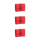 thumbnail image 4 of Monedero de cuero Qarigey para mujer reemplazo de tres pliegues cierre de cremallera color sólido, 4 of 6
