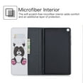 thumbnail image 4 of Galaxy Tab A 8.0 (2019) Case T290 T295, Allytech Slim Cute Pattern PU Leather Folio Stand Cards Slots Wallet Case Cover for Samsung Tab A Without S Pen 8.0 Inch Tablet T290 T290, Shy Panda, 4 of 4