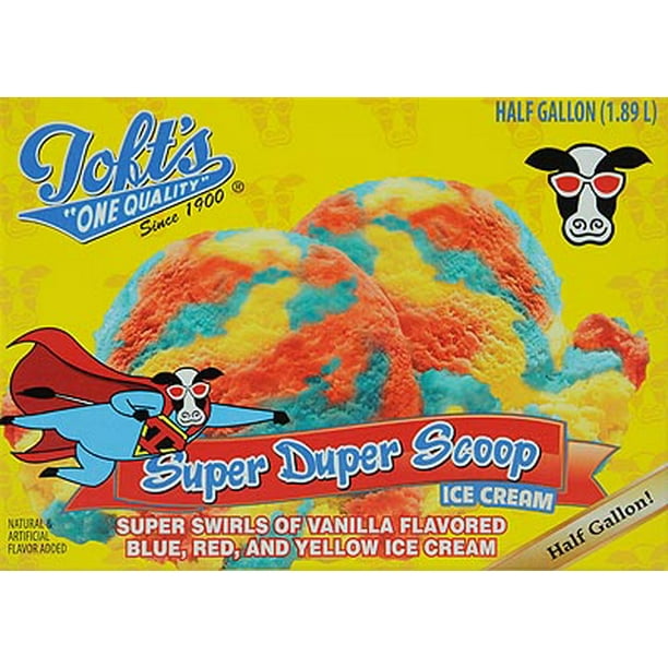 Toft's Super Duper Scoop Ice Cream 64oz