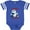 Football Blue and White, variant on Inktastic My Nana Loves Me Panda Boys or Girls Baby Bodysuit