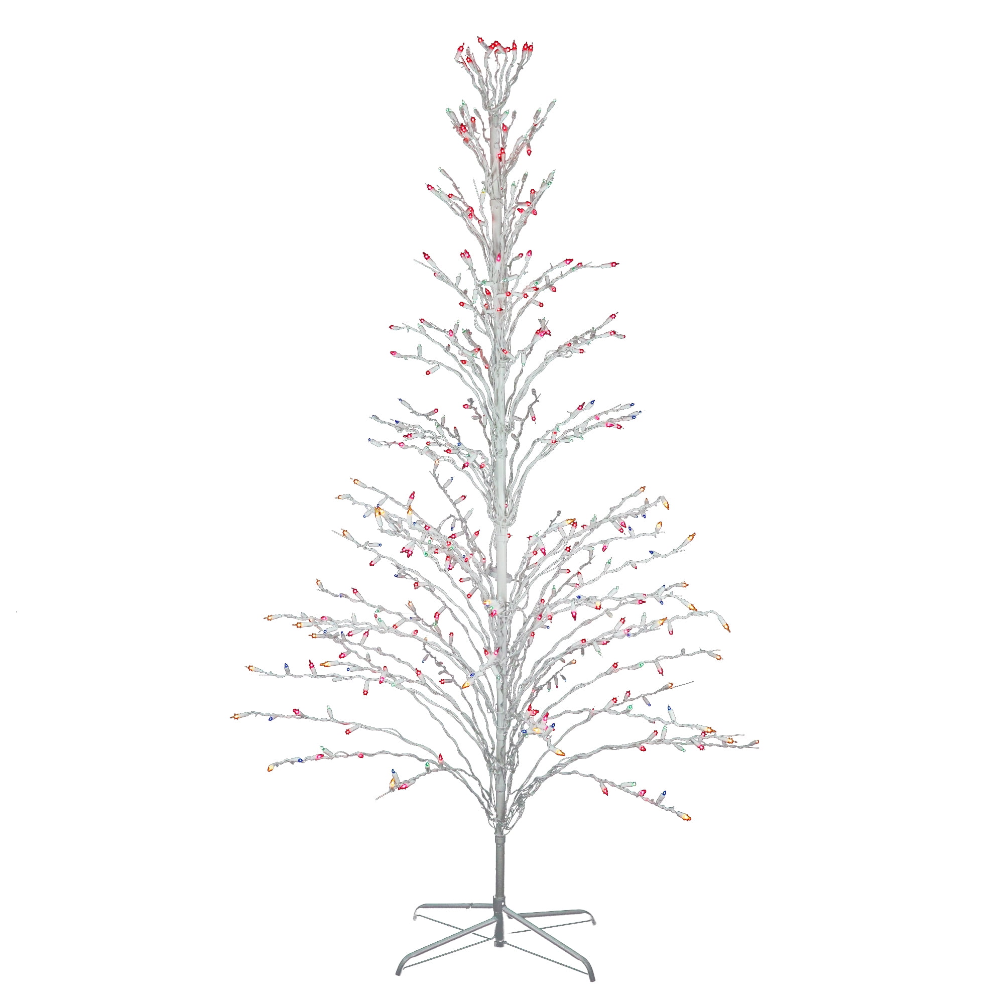 Northlight 6' Prelit Artificial Christmas Tree White Lighted Cascade