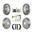 thumbnail image 1 of Transit Auto Front Rear Disc Brake Rotors Ceramic Pads and Coated Drum Kit (7Pc) for Car Toyota Yaris KGA-104178, 1 of 11