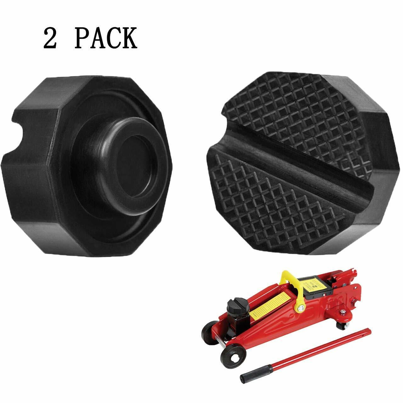 2 Pack Universal Jack Pad Rubber, Jack Stand Pads Adapter for Car Jack