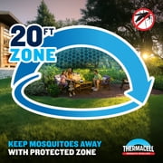 Thermacell E-ZoneGuard Glow Rechargeable Mosquito Repeller + Lantern with 12-Hr Refill and 9-Hr Battery